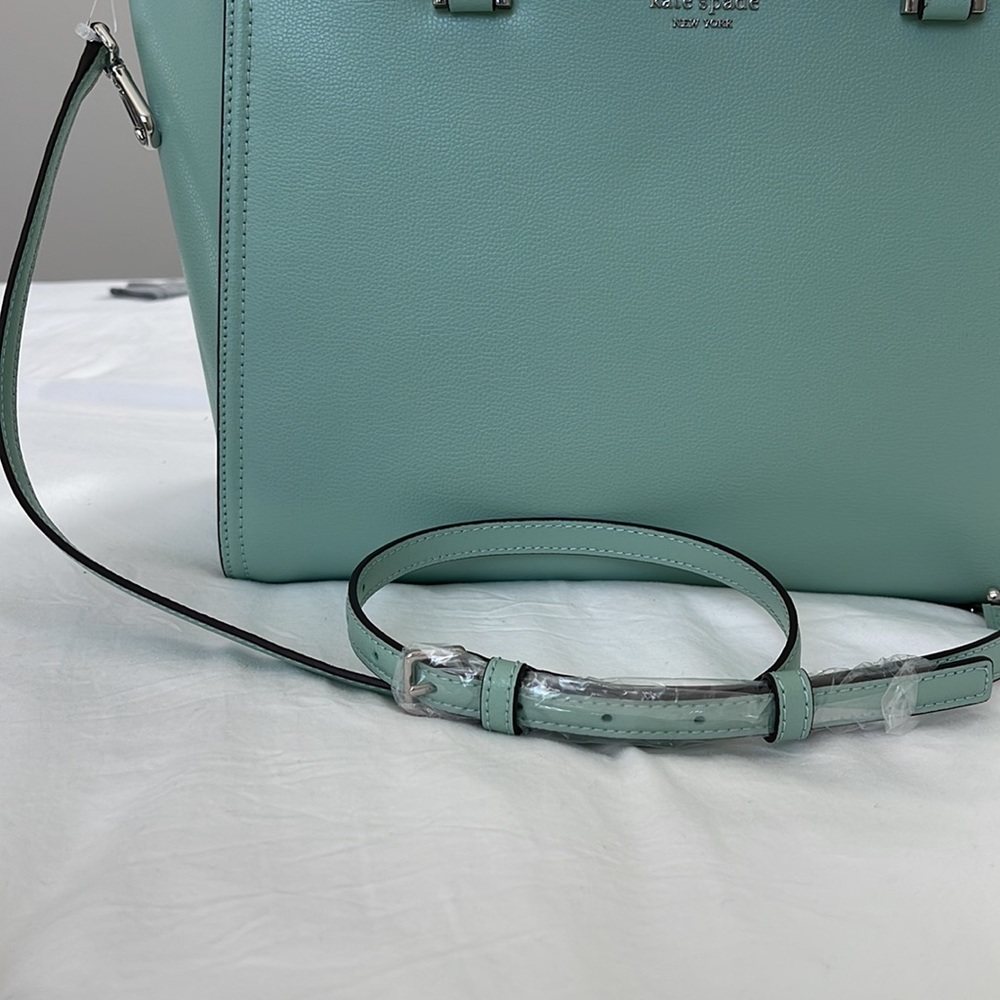 KATE SPADE GERALDINE PATTERSON DRIVE SPRINGMEDW GREEN/MINT HANDBAG - Picture 11 of 11